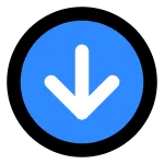 Arrow Circle Down SVG Icon